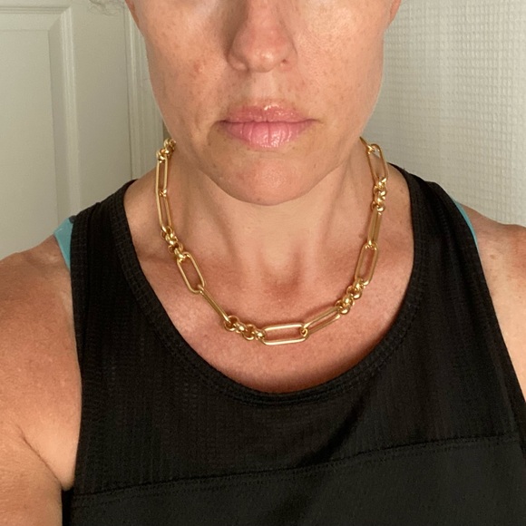 EFFY ENY 14K Goldplated Paperclip Necklace - Picture 11 of 12